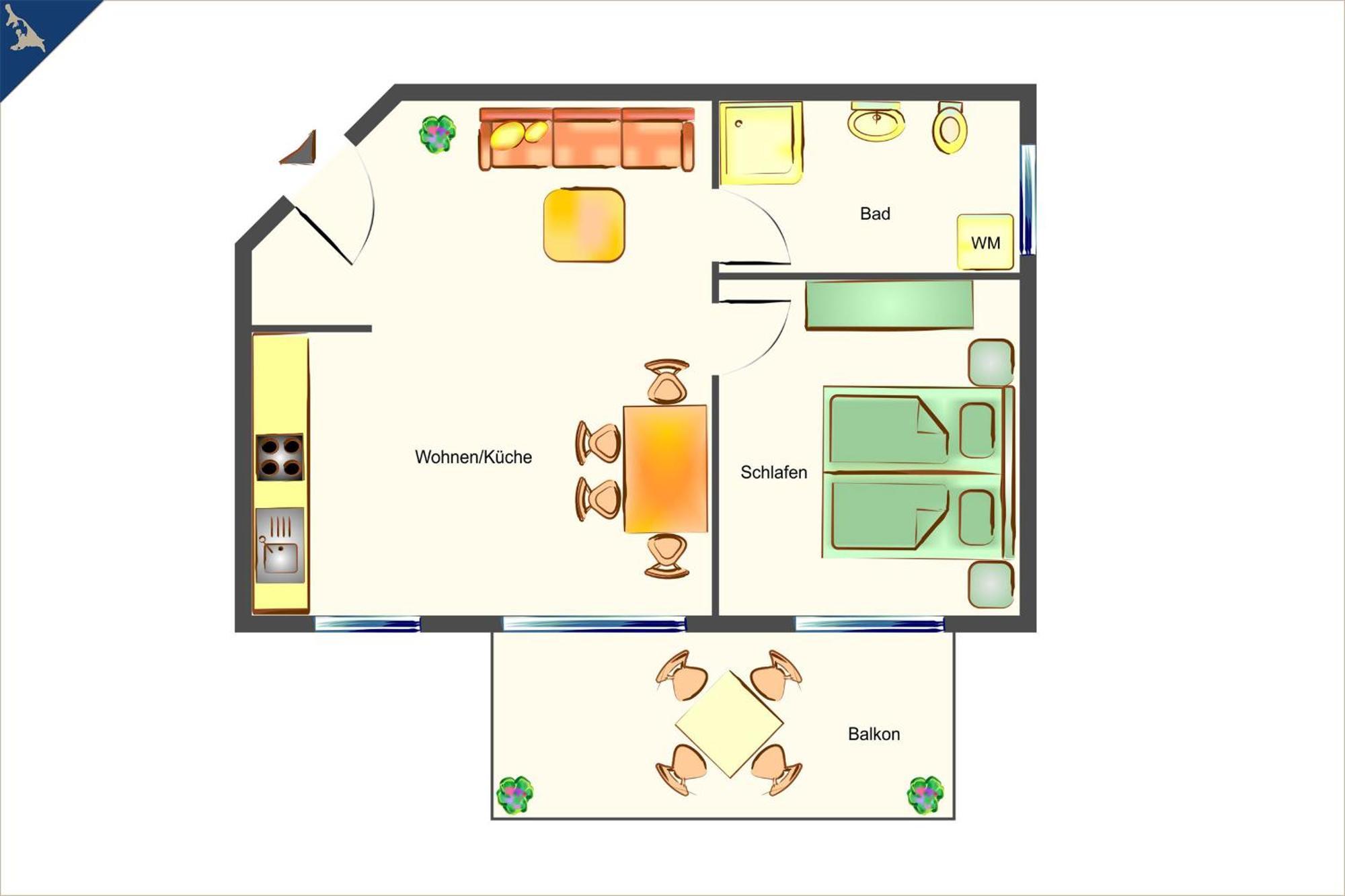 Ueckeritz Ferienwohnung Sonnenblick Exteriér fotografie